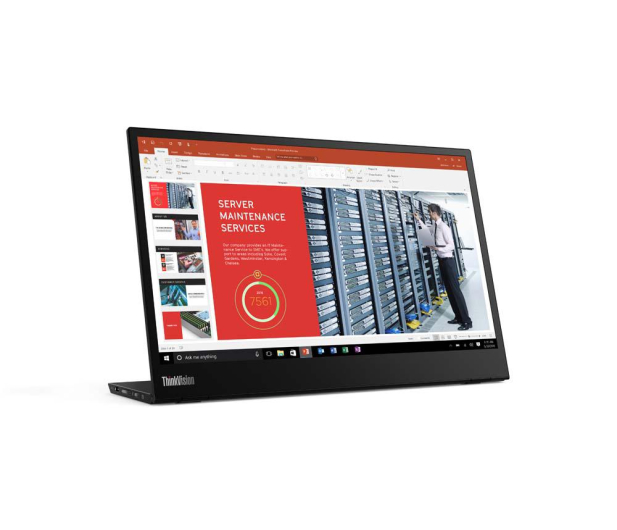 Lenovo 14'' ThinkVision M14 61DDUAT6EU Czarny - 1459942 - zdjęcie 4